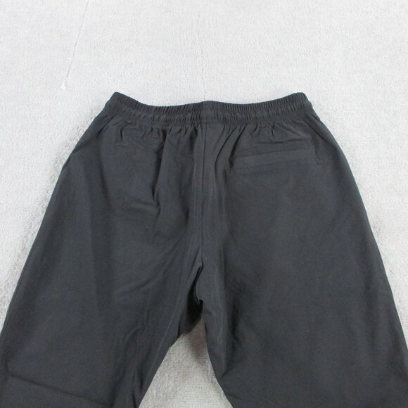 Kill Crew Nylon Tech Pants Mens Small Black Yellow USA Flag Embroidered Logo Gym - Picture 4 of 11